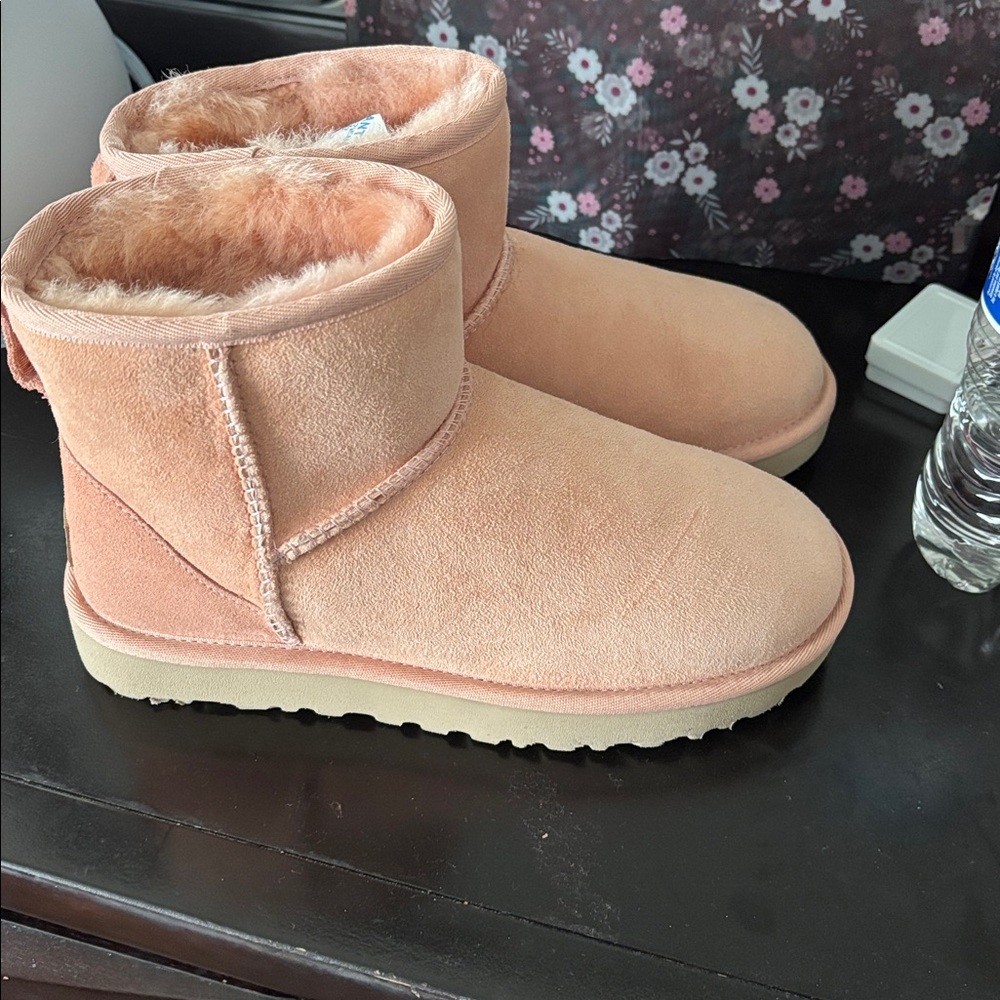 UGG Pink Ankle Boots